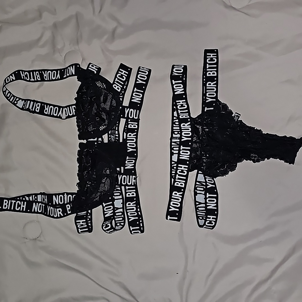 "Not Your B*tch" Lingerie Set